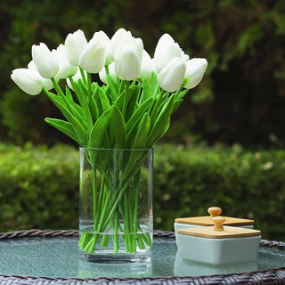 Real Touch Flower Tulips Centerpiece in Vase